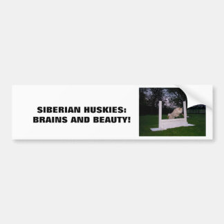 Siberian huskyAgility Bildekal