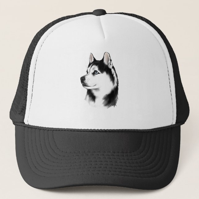 Siberian huskyhatt keps (Framsida)