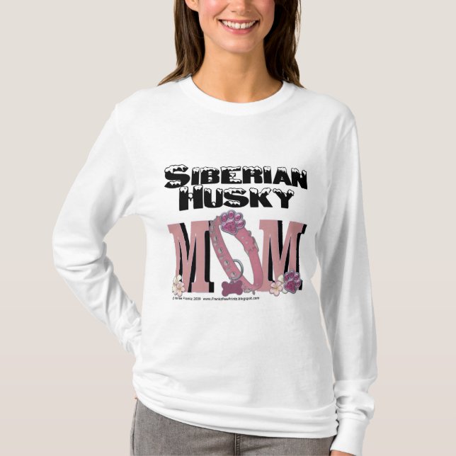 Siberian huskyMAMMA T-shirt (Framsida)