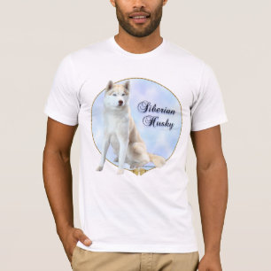 Siberian huskyporträttT-tröja T Shirt
