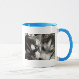 Siberian huskyvalpmugg mugg