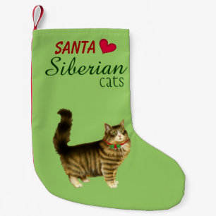 Siberian kattjulstrumpa liten julstrumpa