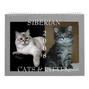 Siberian kattkalender 2009 kalender