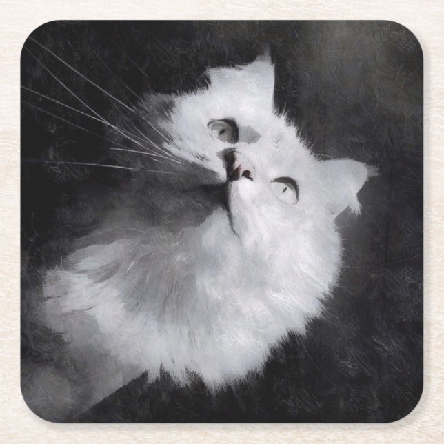 Siberian porträttunderlägg underlägg papper kvadrat (Framsidan)