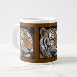Siberian Tiger Älskare Art Jumbo Mugg