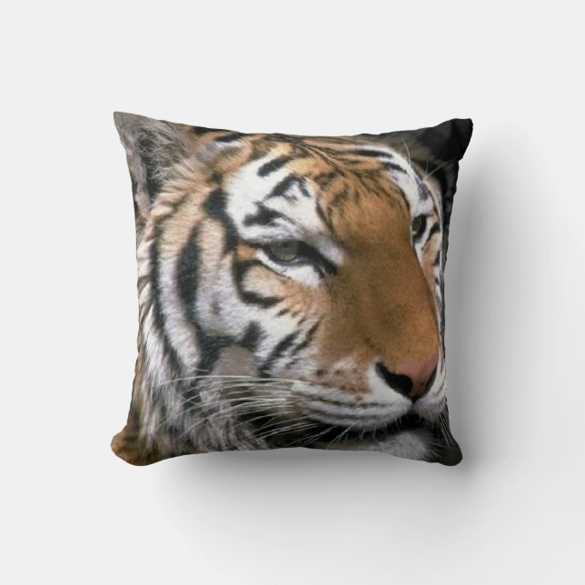 Siberian Tiger Älskare Art Kudde (Framsida)