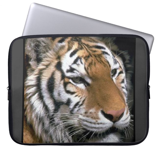 Siberian Tiger Älskare Art Laptop Fodral (Framsidan)