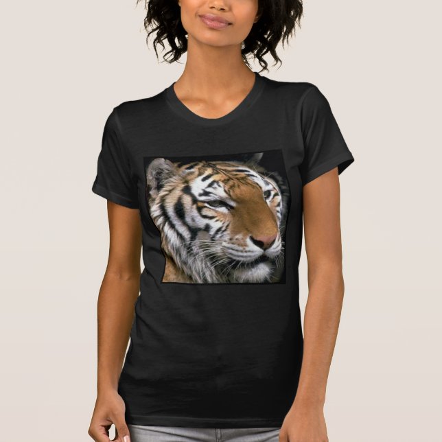 Siberian Tiger Älskare Art Tee (Framsida)
