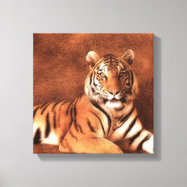 Siberian Tiger Art - Canvas