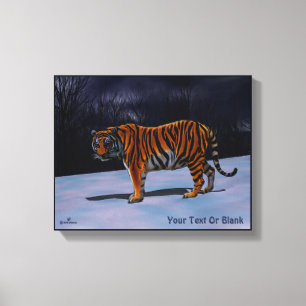 Siberian Tiger Canvastryck