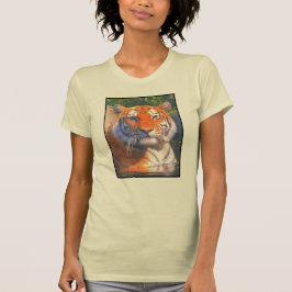 Siberian Tiger Dam skuldtröja T Shirt