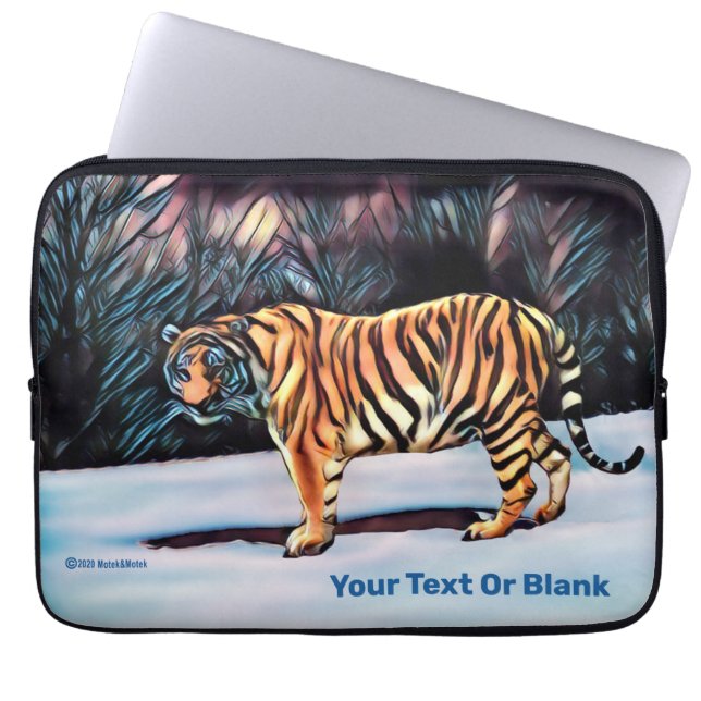 Siberian Tiger Laptop Fodral (Framsidan)