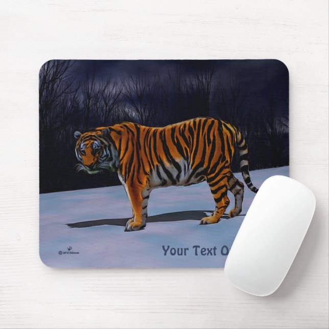 Siberian Tiger Musmatta (Med mus)