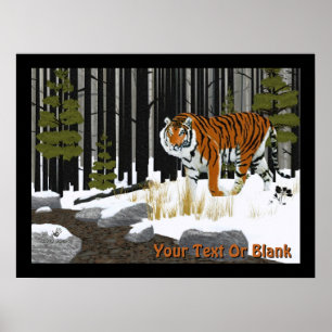 Siberian Tiger Poster