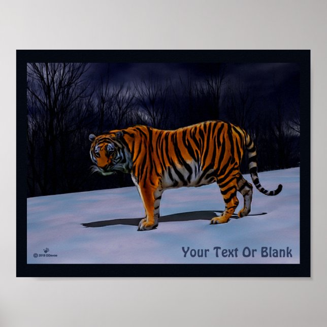 Siberian Tiger Poster (Framsidan)