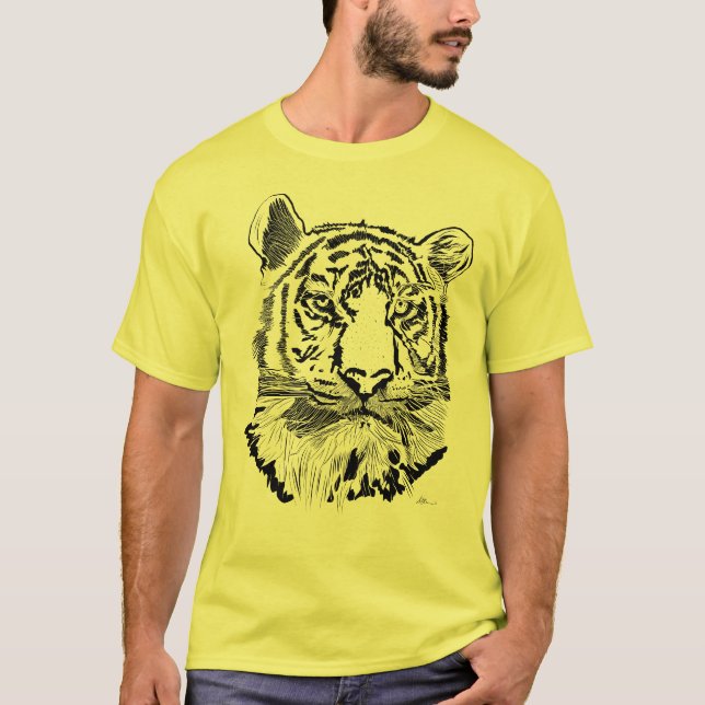 Siberian Tiger T Shirt (Framsida)