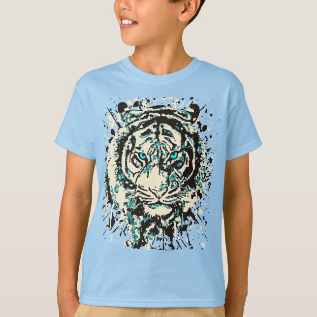 Siberian Tiger T-Shirt | FärgTiger T-Shirt (Framsida)