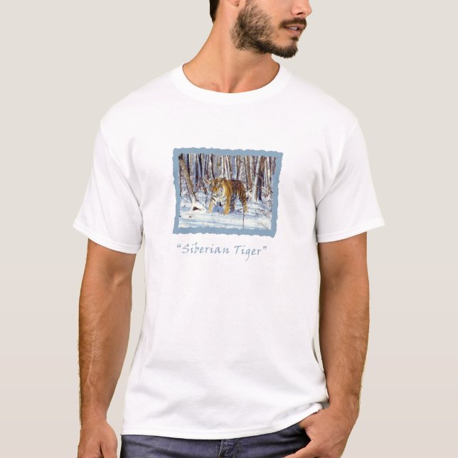 Siberian tiger tee shirt (Framsida)