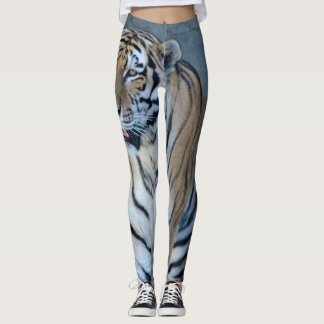 Siberian tigerdamasker leggings
