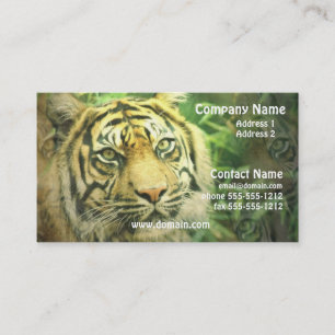 Siberian tigervisitkort visitkort