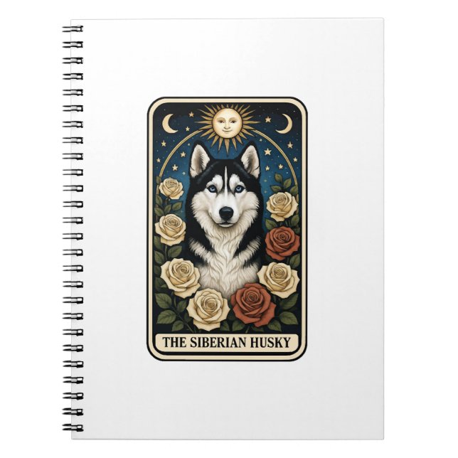 Siberisk Husky Anteckningsbok (Framsidan)