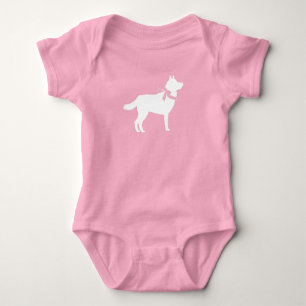 Siberisk Husky Baby Shower T Shirt