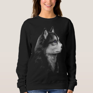 Siberisk Husky Färgade Ögon Djurens Rättigheter T Shirt