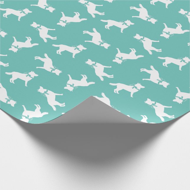 Siberisk Husky Hund Valp Malamut Presentpapper (Hörn)