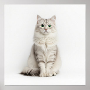 Siberisk kattkonst poster