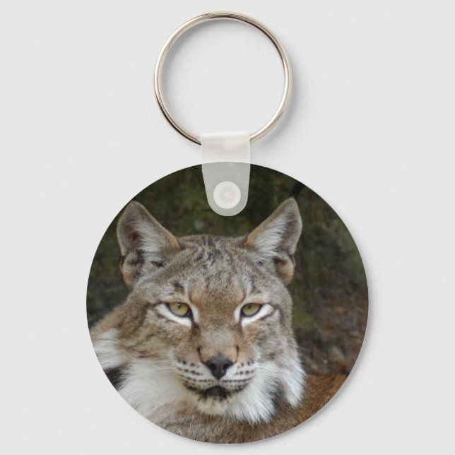 siberisk lynx 001 nyckelring (Framsida)