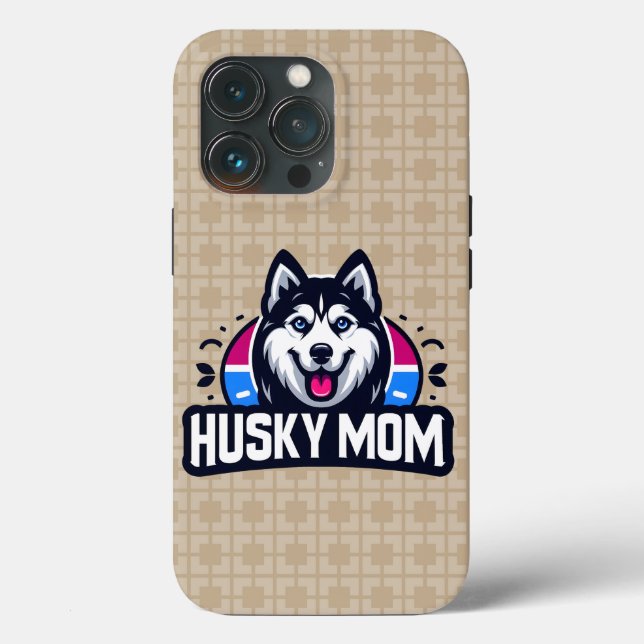 Sibirien: Nurturing Kärlek som Husky Hund Mamma (Baksida )