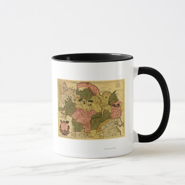 Sibirien, RysslandPanoramisk MapSibirien, Ryssland Mugg (Höger)