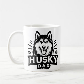 Sibirien Spirit: Förtroende som Husky Pappa Kaffemugg