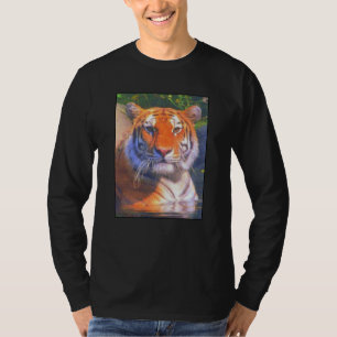 Sibirien Tiger Vuxen T-shirt med lång Sleeve