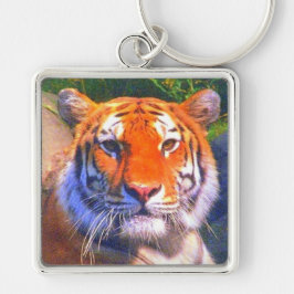 Sibirisk Tiger Nyckelring