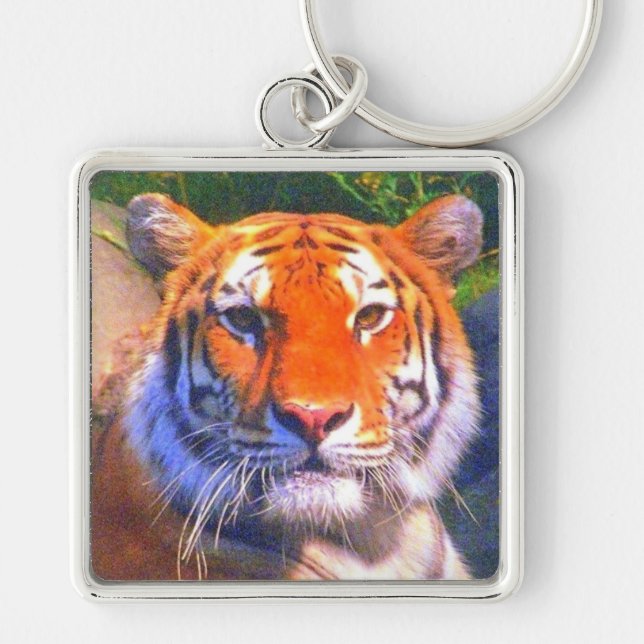 Sibirisk Tiger Nyckelring (Framsidan)