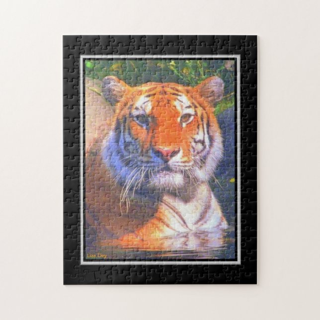 Sibirisk Tiger Pussel (Vertikal)