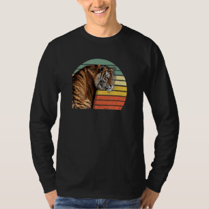 Sibiriska tigerhotet mot djurförsöksdjur Retro Man T Shirt