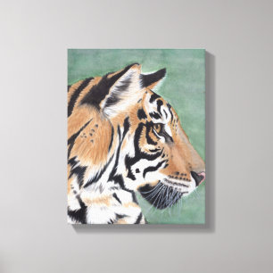 Sibiriska tigern Original Art Wall Decor Canvastryck