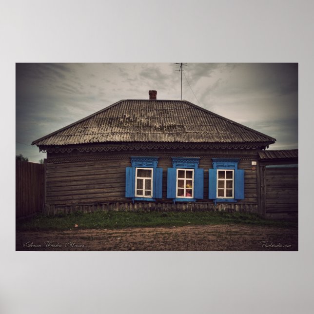 Sibiriska trähus (projekt på vladstudio.com) poster (Framsidan)