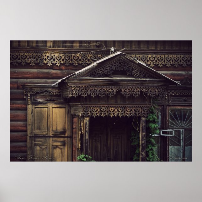 Sibiriska trähus (projekt på vladstudio.com) poster (Framsidan)
