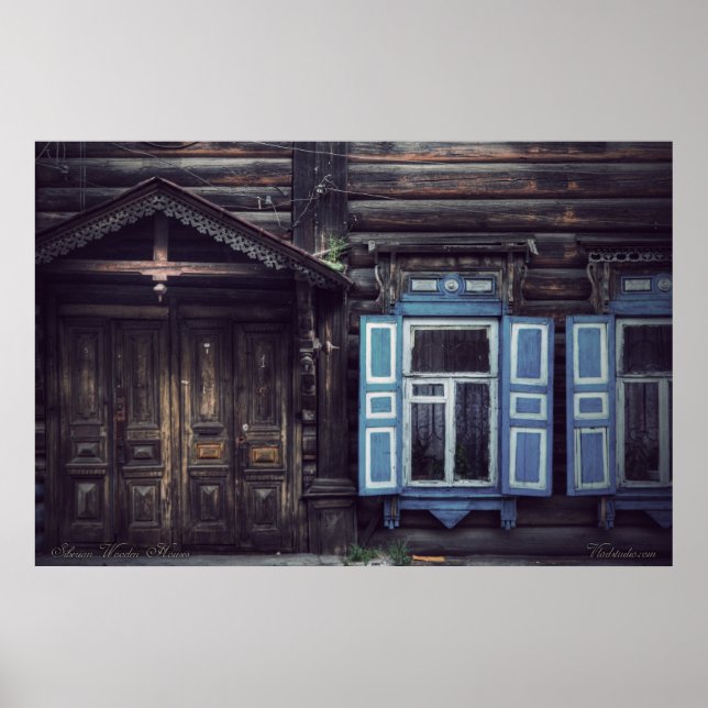 Sibiriska trähus (projekt på vladstudio.com) poster (Framsidan)