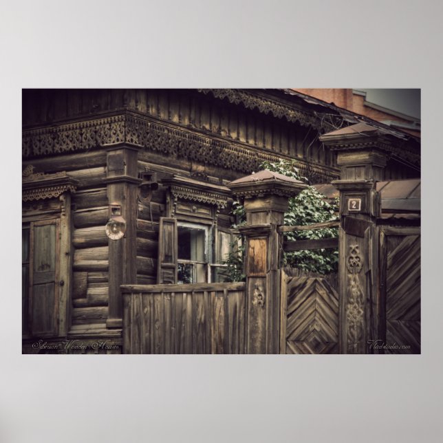 Sibiriska trähus (projekt på vladstudio.com) poster (Framsidan)