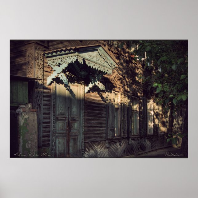 Sibiriska trähus (projekt på vladstudio.com) poster (Framsidan)