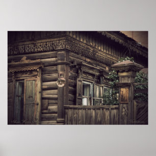 Sibiriska trähus (projekt på vladstudio.com) poster