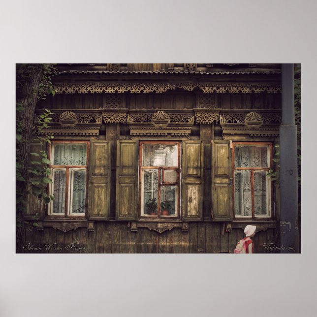 Sibiriska trähus (projekt på vladstudio.com) poster (Framsidan)