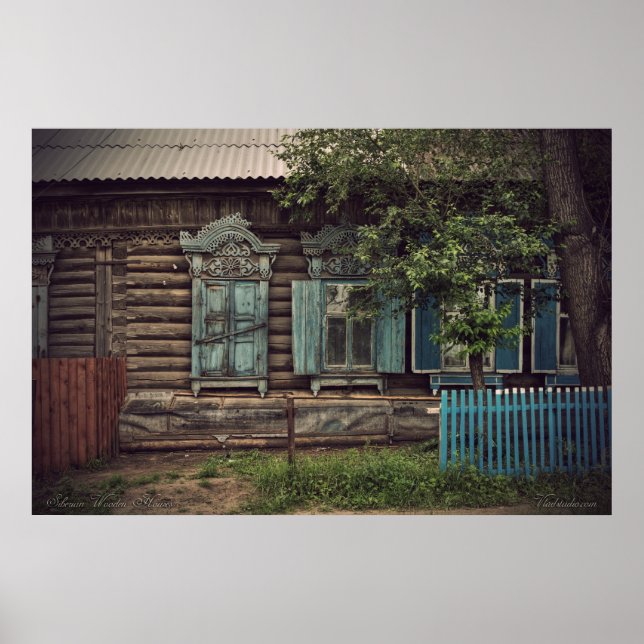 Sibiriska trähus (projekt på vladstudio.com) poster (Framsidan)