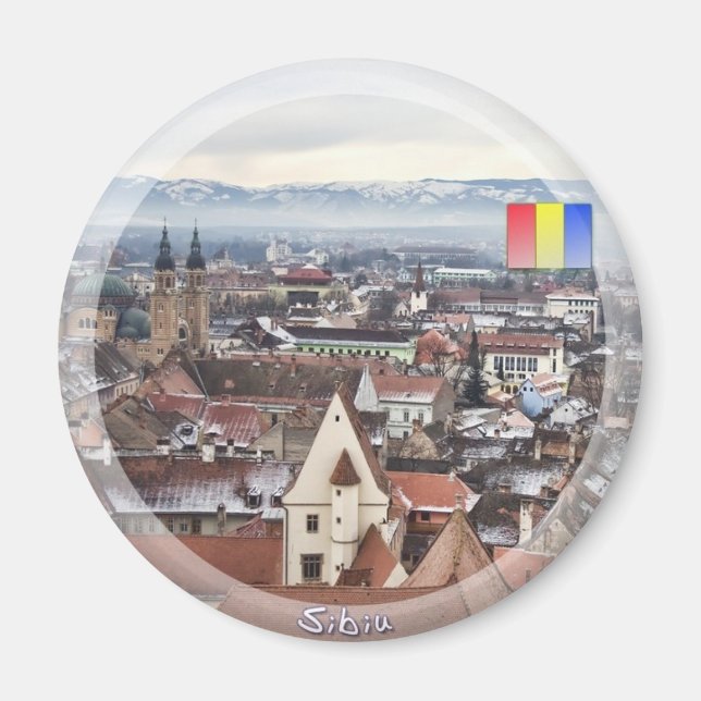 Sibiu panorama magnet (Framsidan)