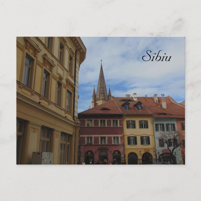 Sibiu Rumänien Fotovykort Vykort (Framsida)