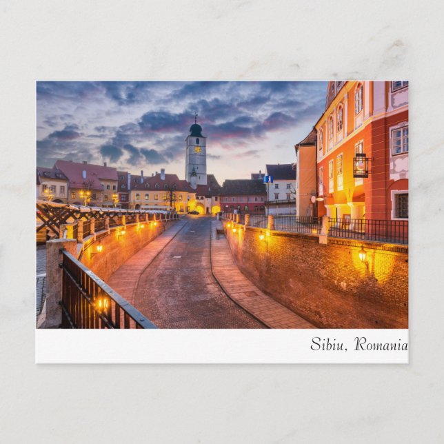 Sibiu Vykort (Framsida)